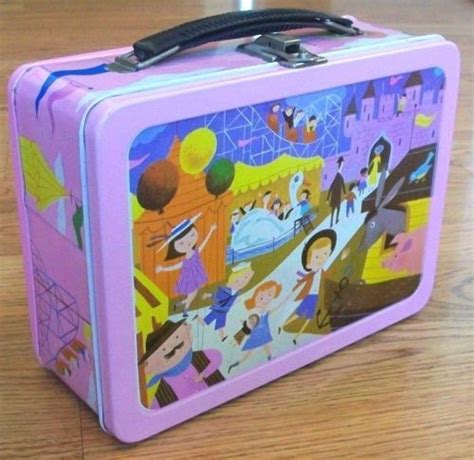 metal lunch box carnival|RARE 1959 UNIVERSAL CARNIVAL METAL LUNCHBOX C.